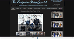 Desktop Screenshot of endymionstringquartet.com