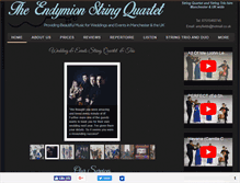 Tablet Screenshot of endymionstringquartet.com